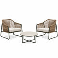 Conjunto de Sillones de Exterior y Mesa de Centro