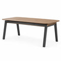 Mesa de comedor de madera y metal 180x90x75 cm